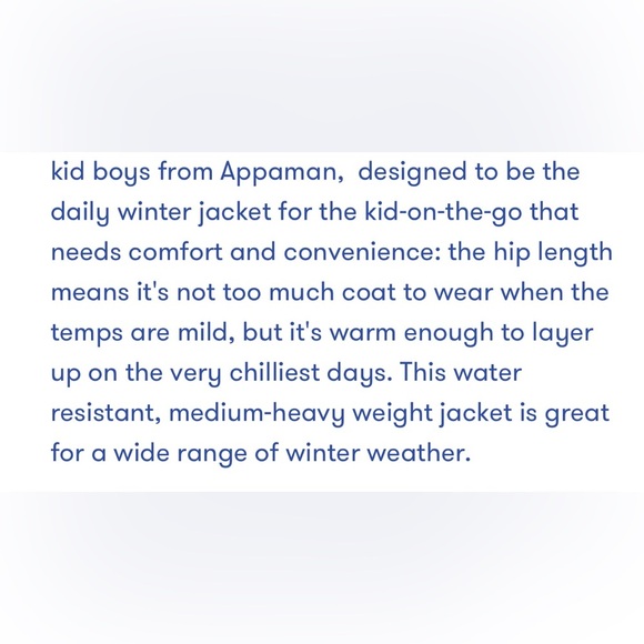 Appaman sz 5 Black Hooded Down Puffer Jacket for Kids great pre owned condition - Picture 10 of 10